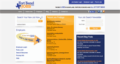 Desktop Screenshot of fortbendjobs.com